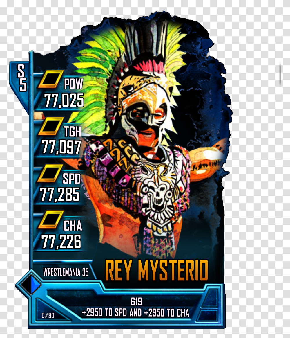 Wwesc S5 Rs Rey Mysterio Wwe Supercard Rey Mysterio, Poster, Advertisement, Flyer, Paper Transparent Png