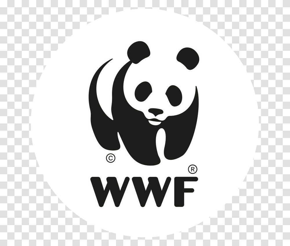 Wwf Logo Beled Wwf Logo, Trademark, Stencil, Label Transparent Png