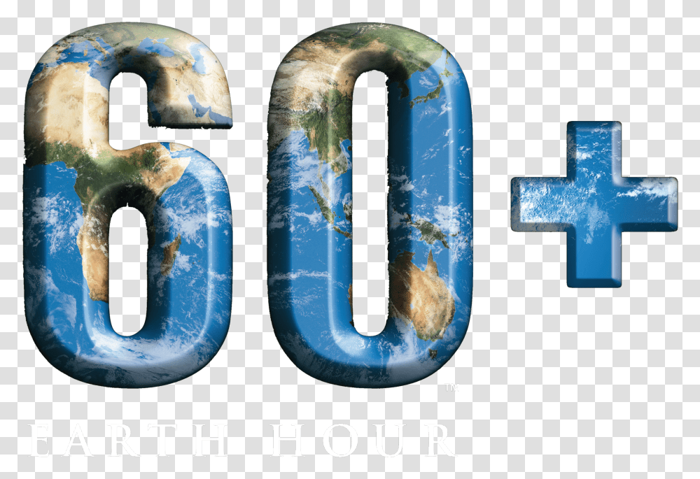 Wwf Logo New 60 Earth Hour Logo, Alphabet, Number Transparent Png