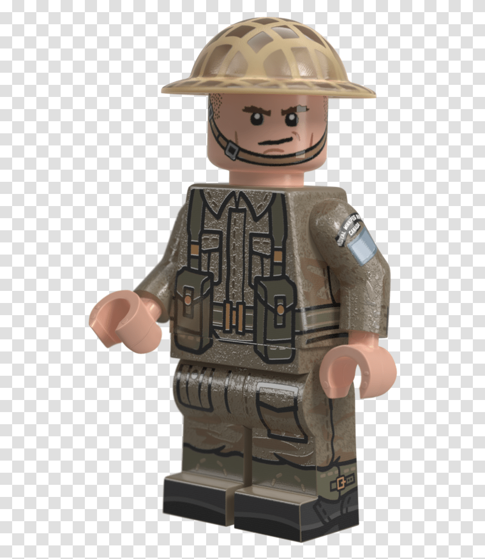 Wwii Canadian Infantry Lego Ww2 Canadian Soldier, Robot, Toy, Helmet Transparent Png