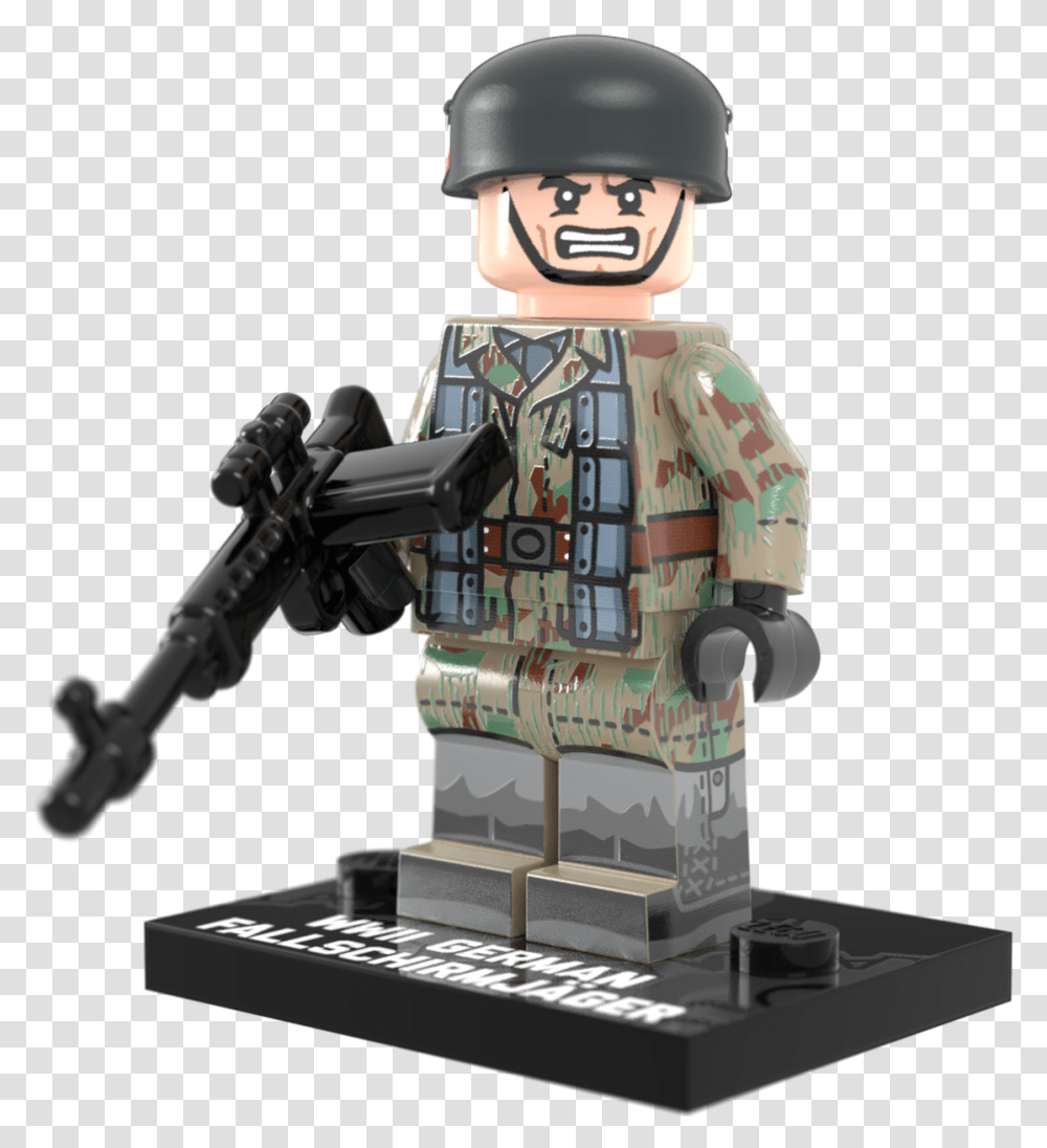 Wwii German Fallschirmjger Soldier, Helmet, Apparel, Toy Transparent Png