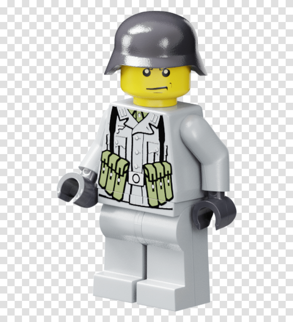 Wwii German Soldier With Mp40 Pouches Brickmania Ww1 German Soldier, Toy, Helmet, Apparel Transparent Png