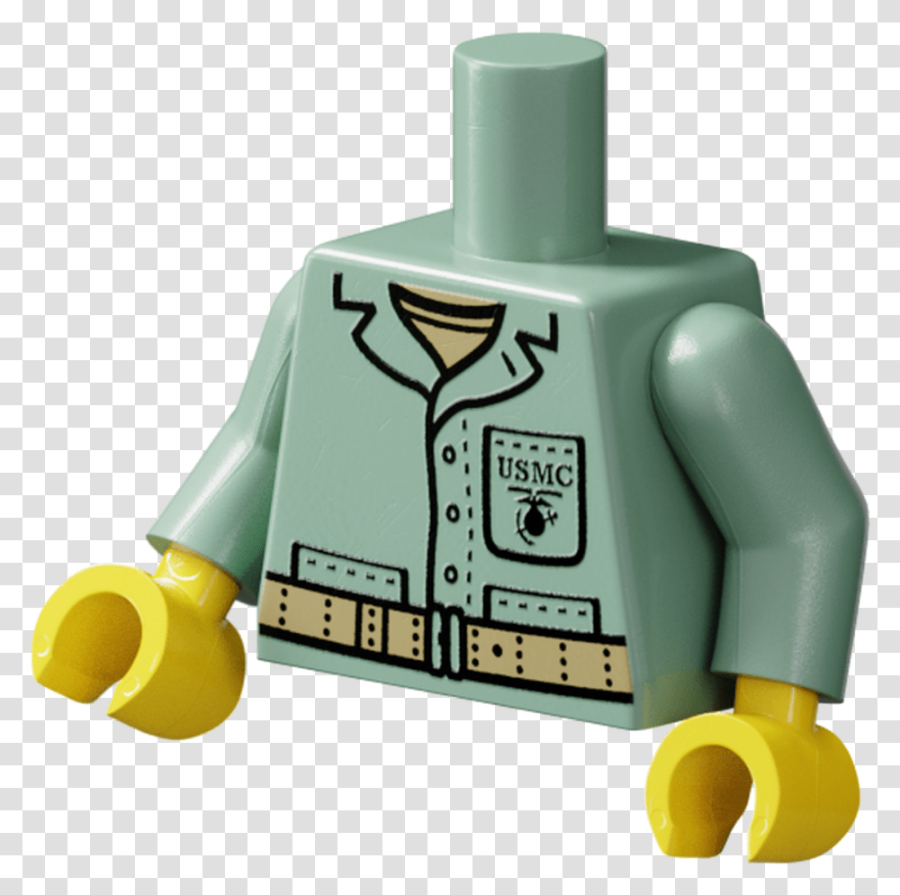 Wwii Marine Torso Lego German Soldier Torso, Toy, Bottle, Robot Transparent Png