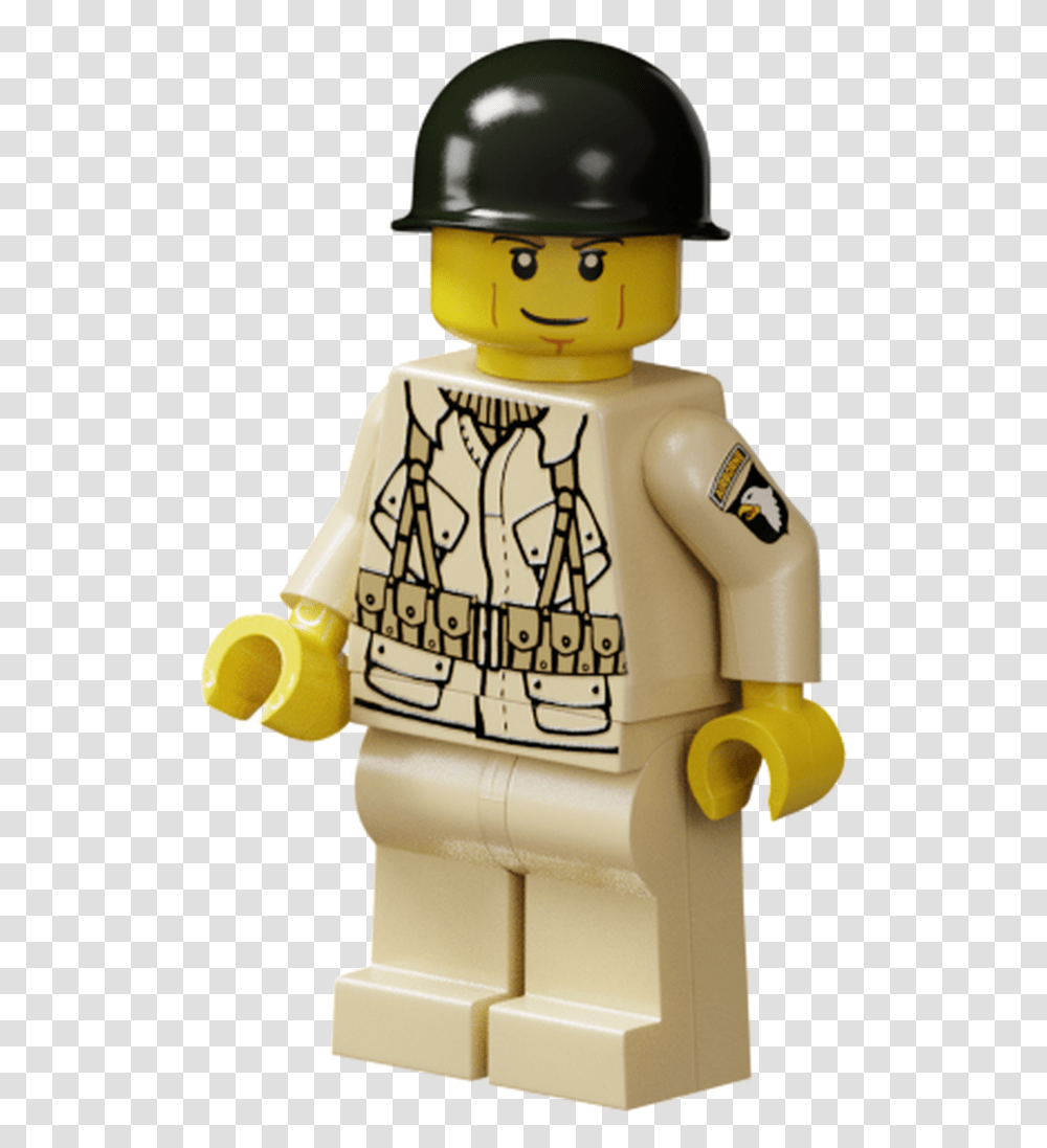 Wwii Us 101st Airborne Lego Ww2 101st Airborne, Toy, Helmet, Apparel Transparent Png