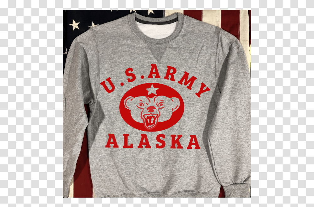 Wwii Us Army Alaska Sweatshirt Ww2 1st Infantry Division Shirt, Apparel, Sweater, Sleeve Transparent Png