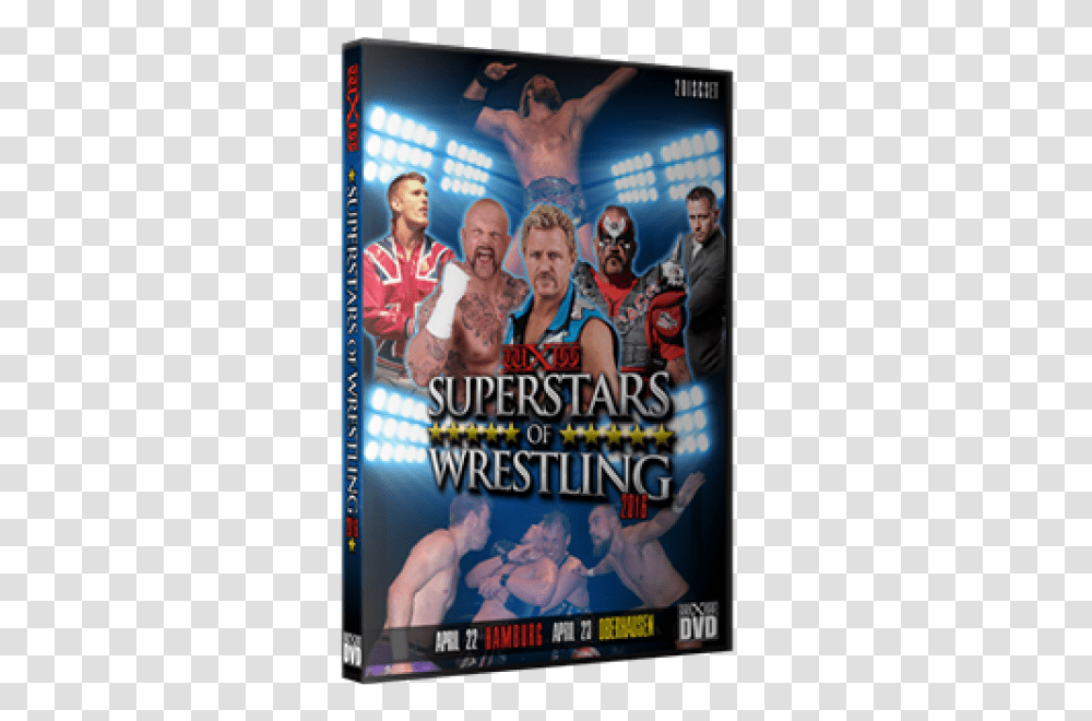 Wxw Dvd April Superstars Of Wrestling, Person, Human, Disk, Poster Transparent Png