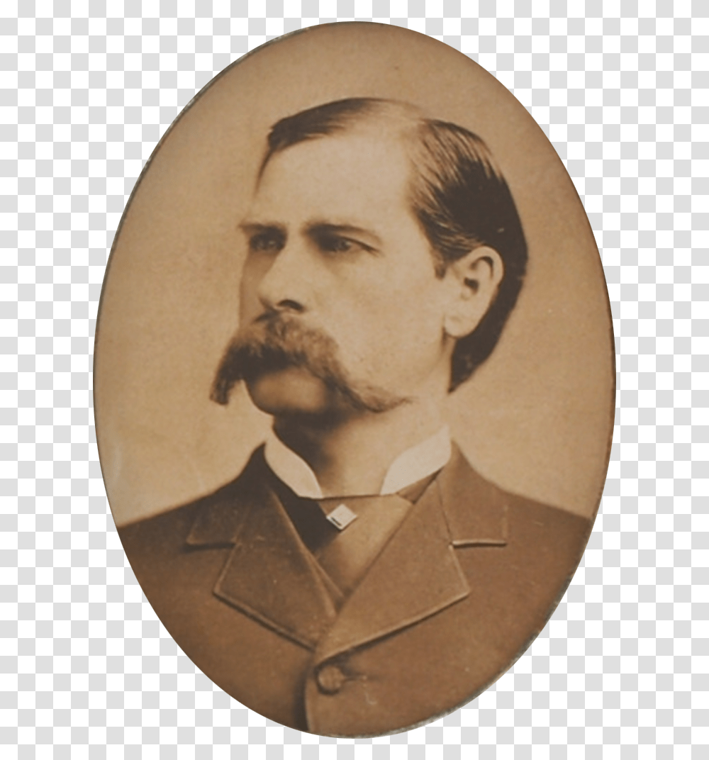 Wyatt Earp Portrait Wyatt Earp, Person, Human, Mustache Transparent Png