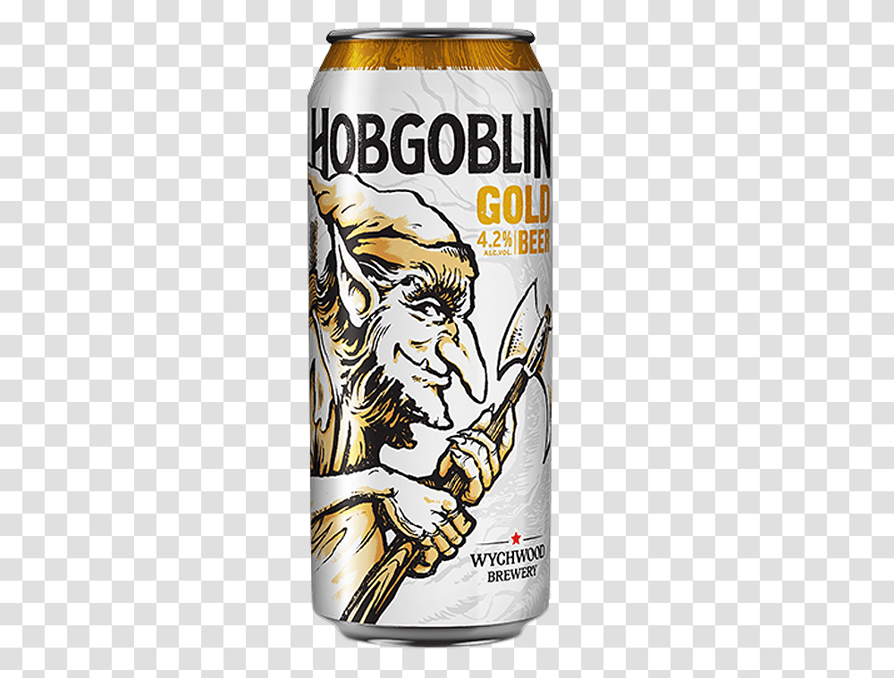 Wychwood Hobgoblin Gold English Golden Ale Hobgoblin Ruby Beer, Beverage, Label, Text, Alcohol Transparent Png