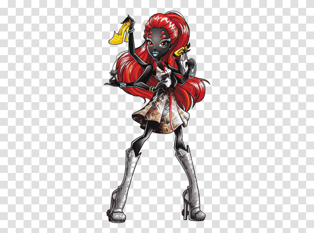 Wydowna Monster High Cartoon Wydowna Spider, Person, Human, Samurai, Knight Transparent Png