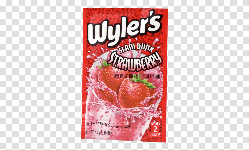 Wylers Slam Dunk Strawberry, Sweets, Food, Confectionery, Label Transparent Png