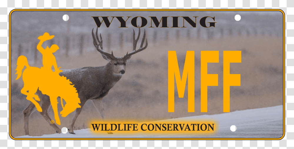Wyoming Conservation License Plate Transparent Png
