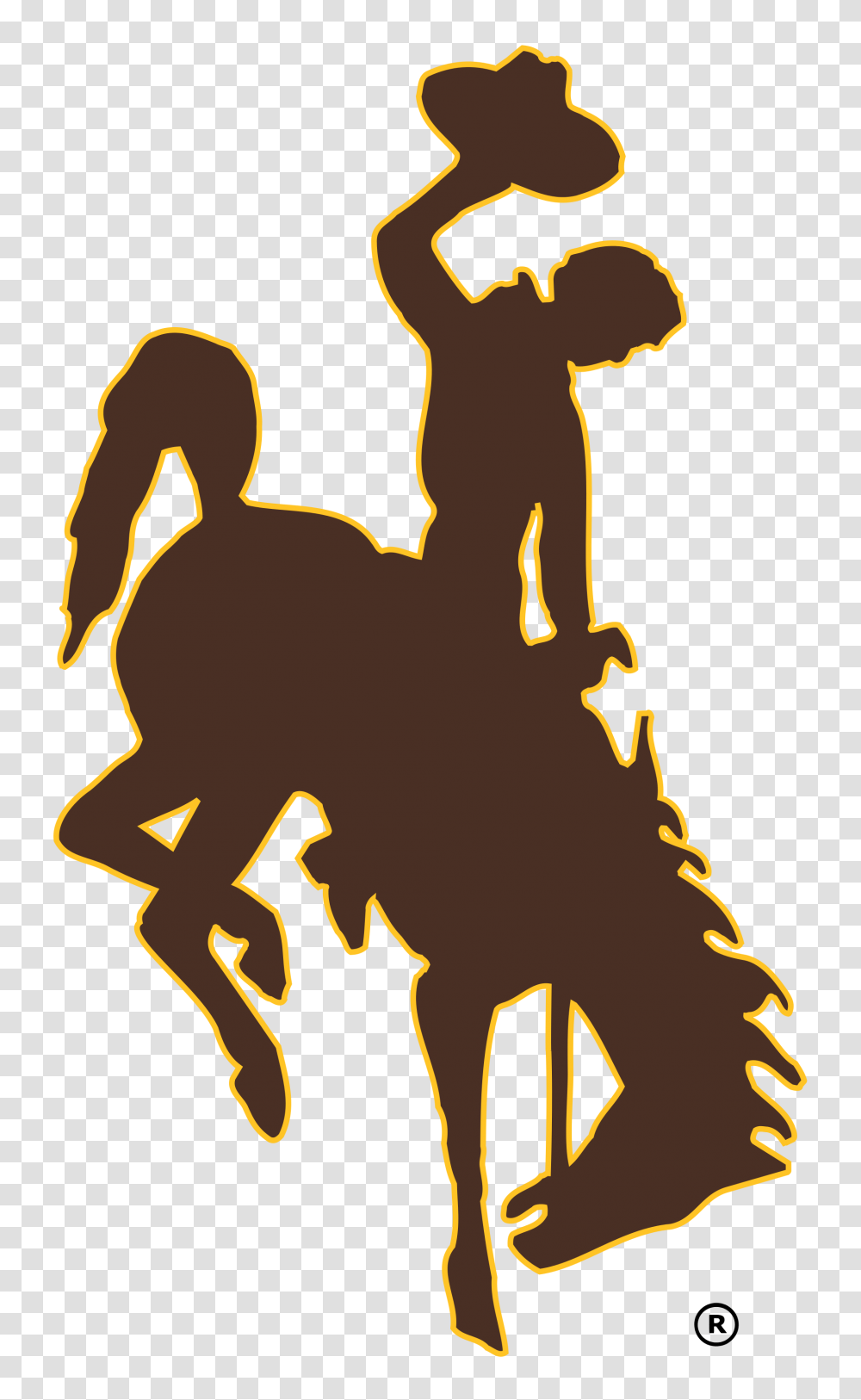 Wyoming Cowboys Football, Outdoors, Silhouette, Nature, Animal Transparent Png