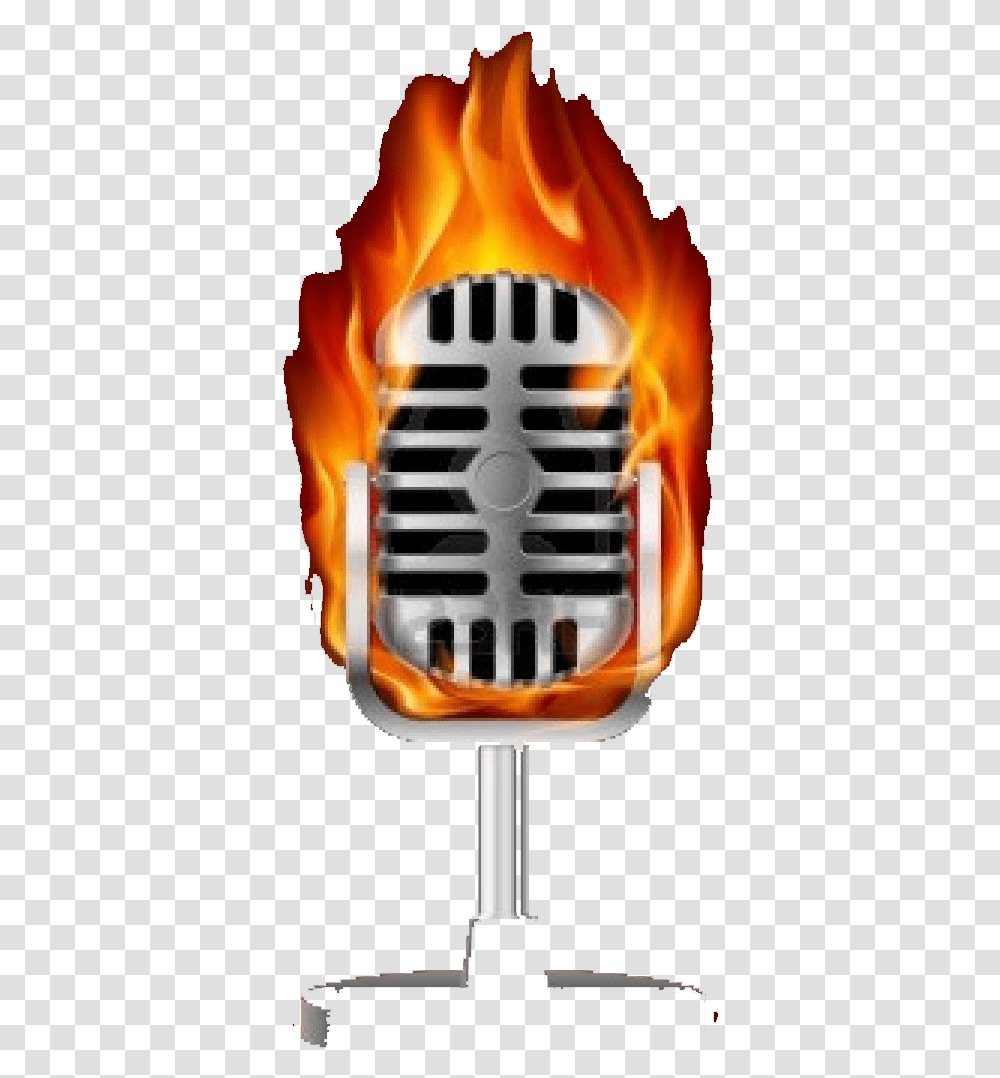 X 1200 Lyrics Rap Fire, Electrical Device, Bonfire, Flame, Microphone Transparent Png