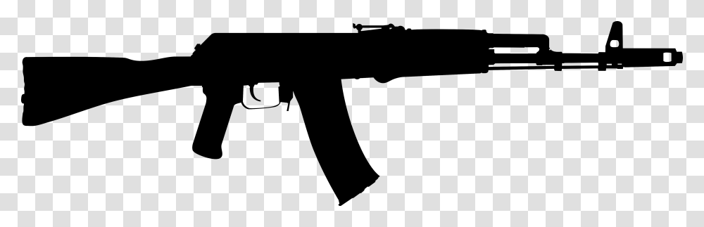X 1401 15 Ak, Gun, Weapon, Silhouette, Ninja Transparent Png