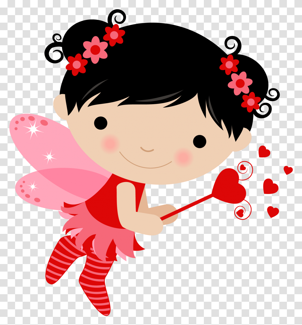 X 3 Cute Clipart Of Fairies Full Size Background Fairy Clipart, Cupid, Toy Transparent Png