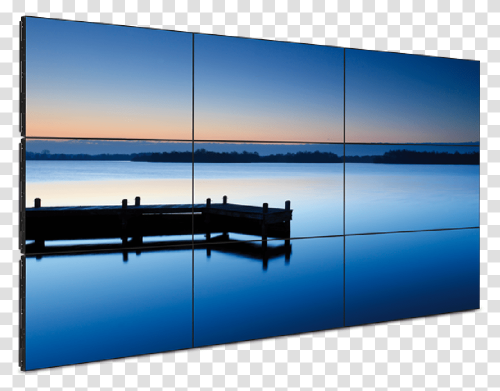 X 3 Video Wall, Water, Waterfront, Pier, Port Transparent Png