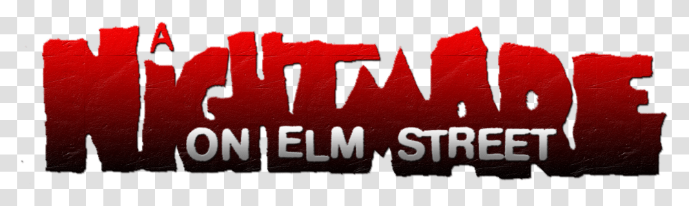 X 3000 Nightmare On Elm Street Movie Title, Word, Alphabet Transparent Png