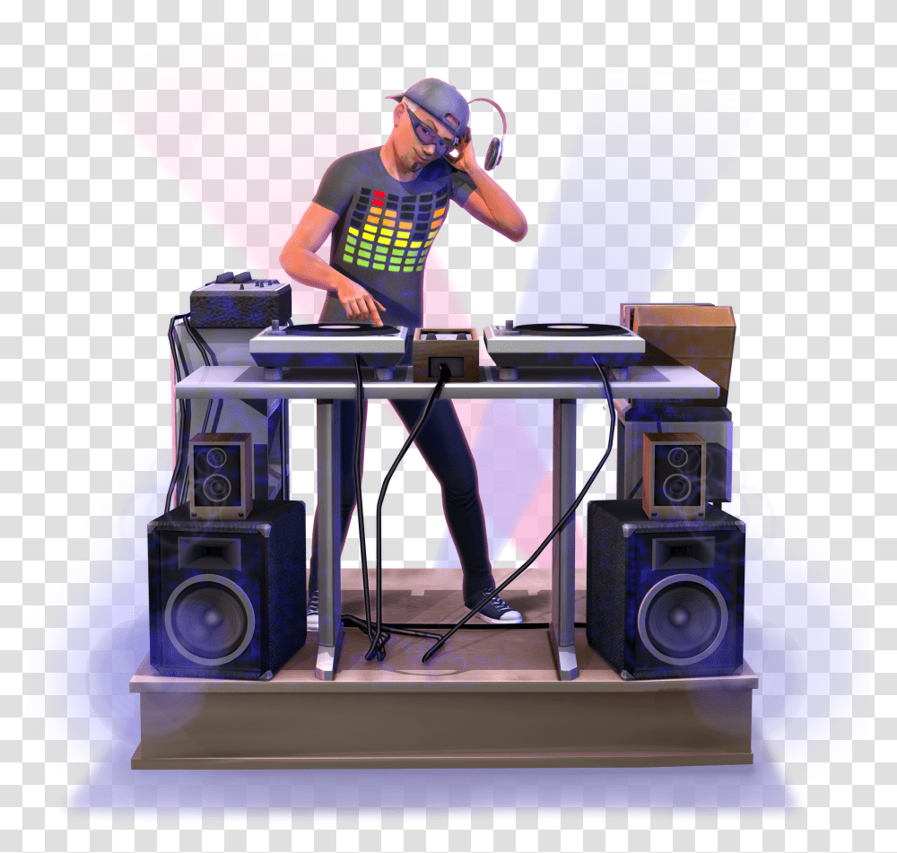 X 3500 Dj On Stage Transparent Png