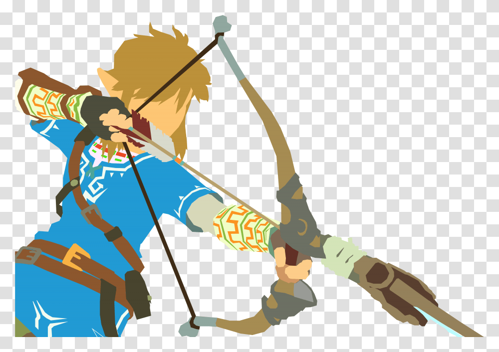 X 4320 Link Breath Of The Wild Vector, Person, Human, Sport, Sports Transparent Png