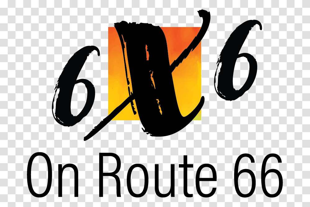 X 6 On Route 66 Art Show Graphic Design, Alphabet, Word, Number Transparent Png