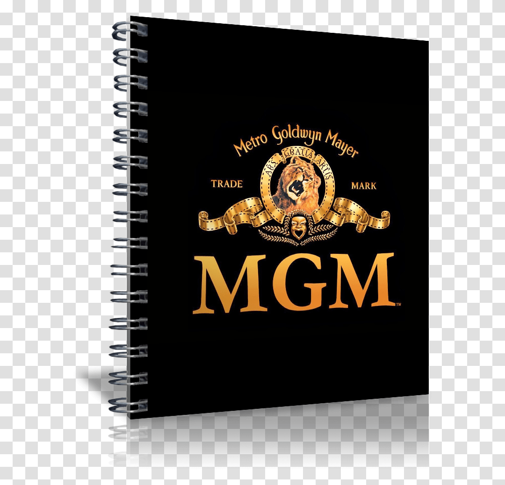 X 7 Custom Spiral Notebooks Metro Goldwyn Mayer Film, Word, Logo Transparent Png
