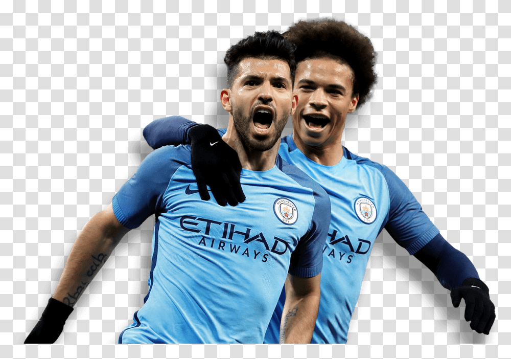 X 791 Manchester City Players, Person, Shirt, Sphere Transparent Png
