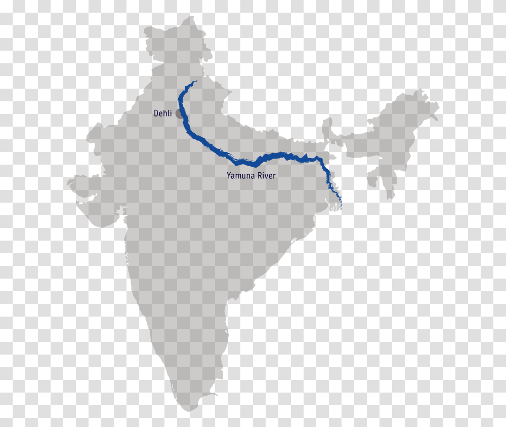 X 800 River Yamuna In India Map, Shoreline, Water, Sea, Outdoors Transparent Png