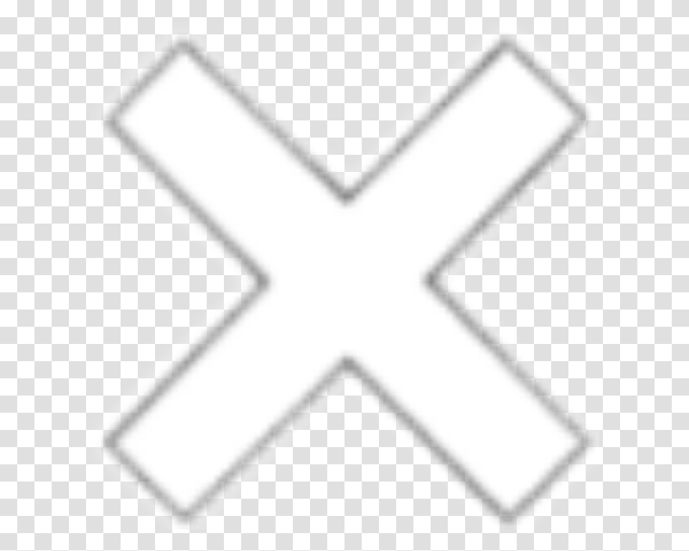X Aesthetic Tumblr Black White, Logo, Trademark, Star Symbol Transparent Png