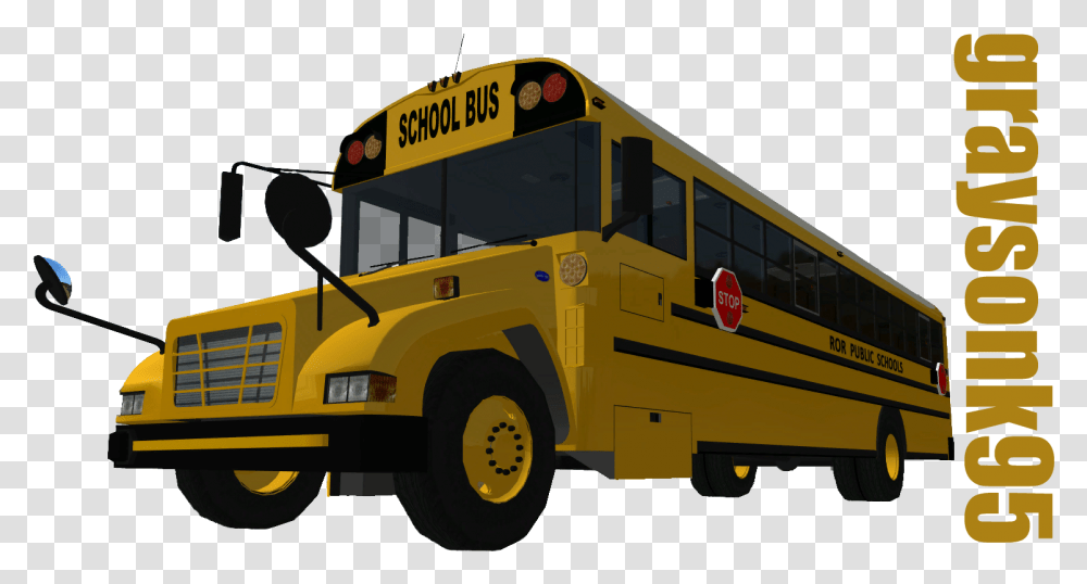 X, Bus, Vehicle, Transportation, School Bus Transparent Png