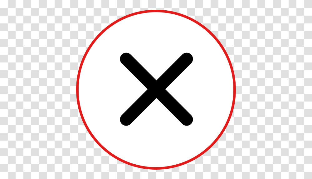 X Button Dot, Symbol, Sign, Road Sign, Logo Transparent Png