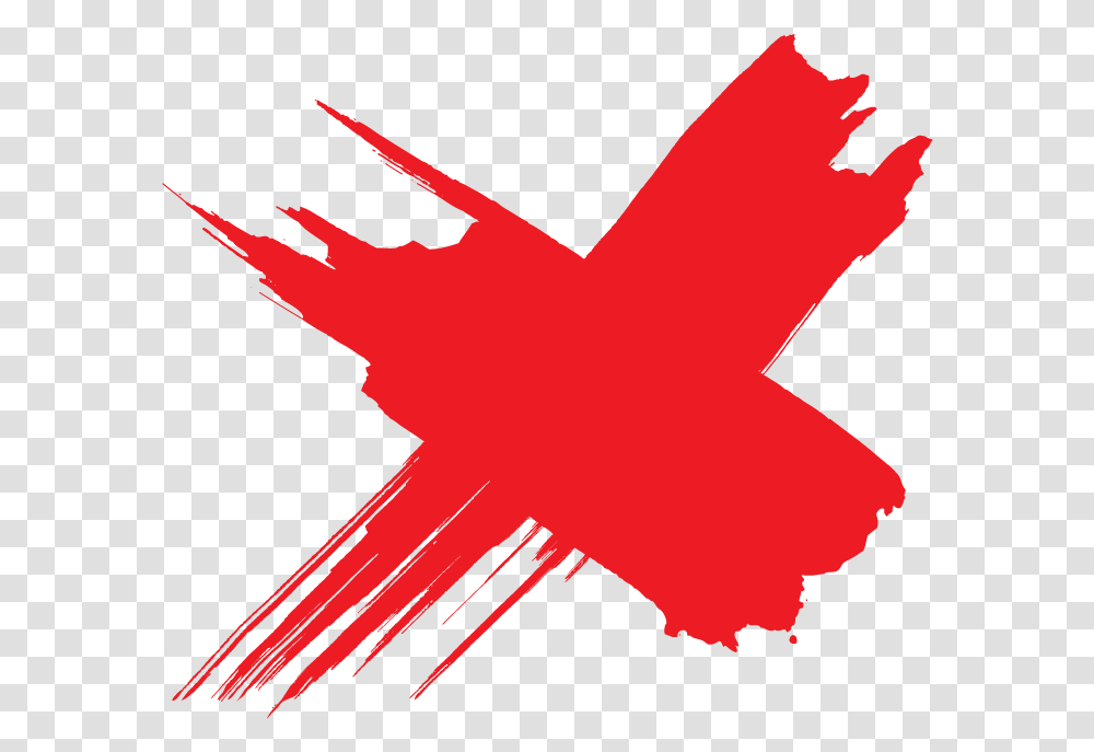 X Clip Art Red Paint X, Bird, Animal, Symbol, Graphics Transparent Png