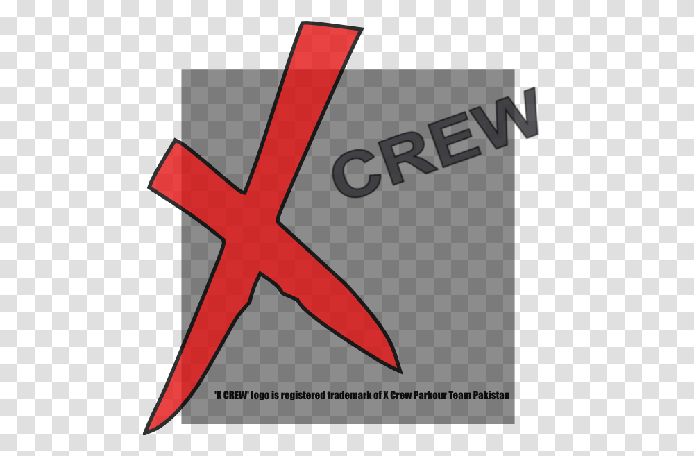 X Crew Clip Art, Logo, Trademark, Weapon Transparent Png