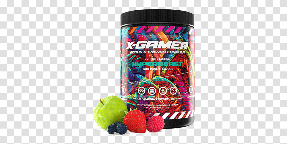 X Gamer Energy Drink, Tin, Can, Plant, Food Transparent Png
