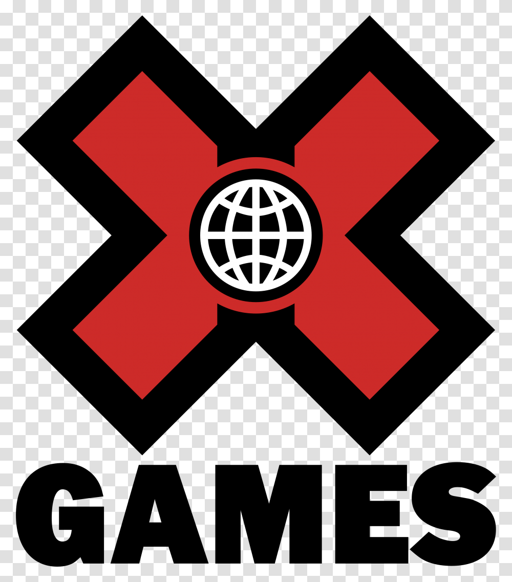 X Games Logo Entertainment Logonoid X Games Logo, Symbol, Trademark, First Aid, Badge Transparent Png