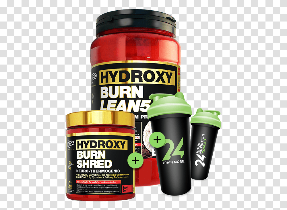 X Hydroxyburn Lean 5 Hydroxyburn Shred By Body Science, Shaker, Bottle, Label Transparent Png
