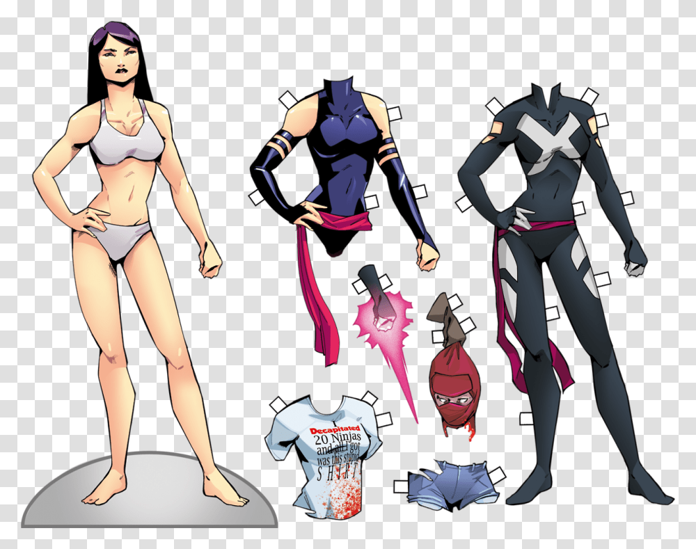 X Men Paper Doll, Person, Costume, Book Transparent Png