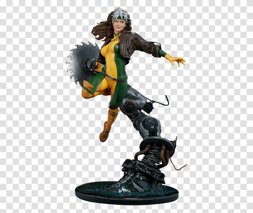 X Men Rogue Statue, Person, People, Photography Transparent Png