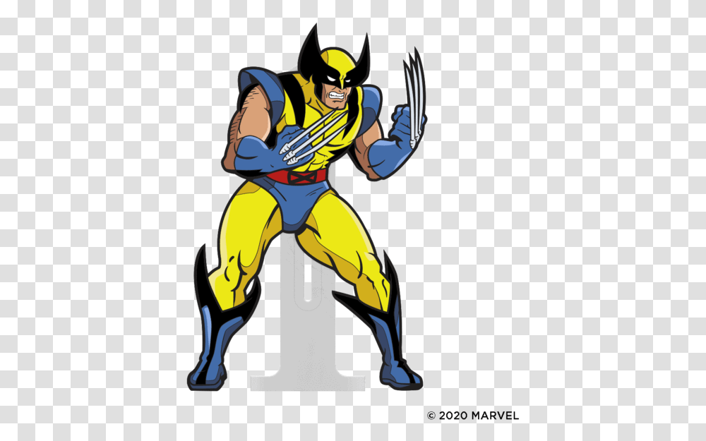 X Men The Animated Series Figpins Coming Soon X Men The Animated Series Wolverine, Comics, Book, Hand, Person Transparent Png