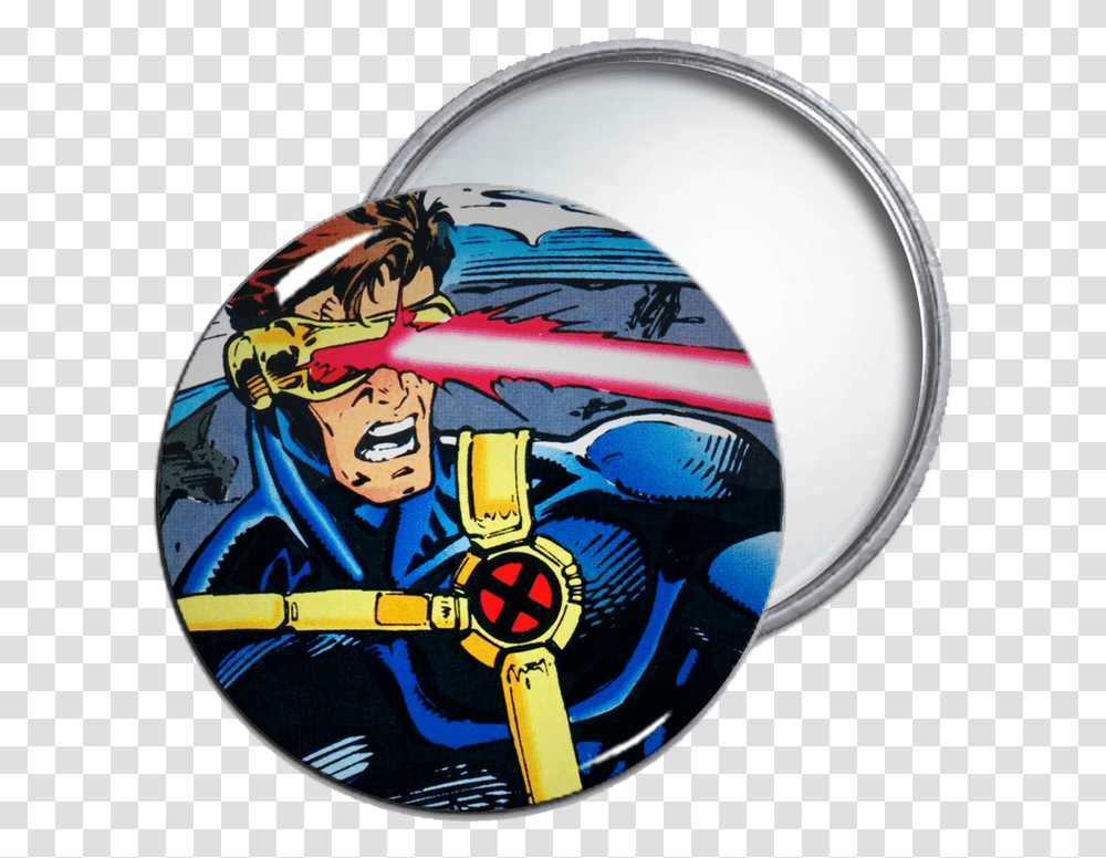 X Menquots Cyclops Pocket Mirror Cyclops X Men Comic, Helmet, Apparel Transparent Png