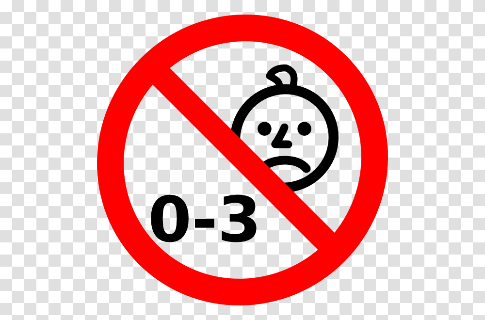 X Not Suitable For Children With Age Clip Art Free Vector, Road Sign, Stopsign Transparent Png