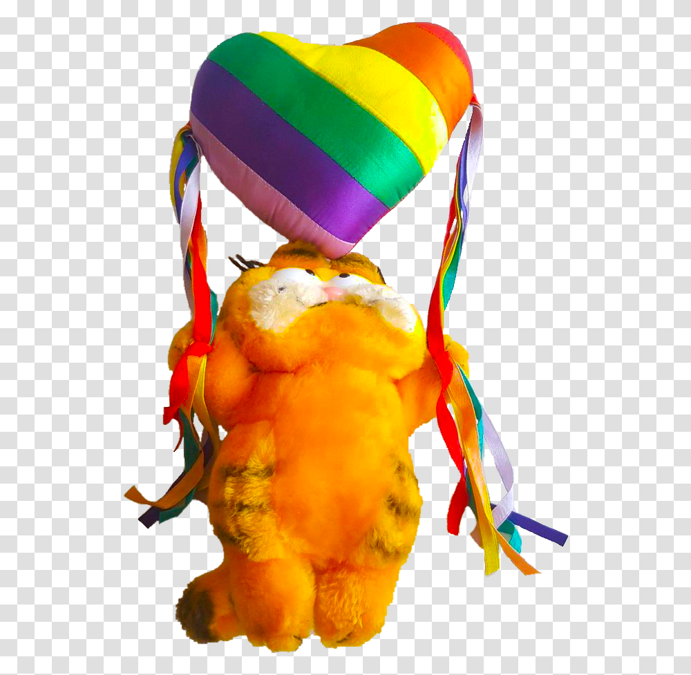 X Rainbowcore Rainbow Gay Pride Kidcore Garfield Pride Flag, Sweets, Food, Confectionery Transparent Png
