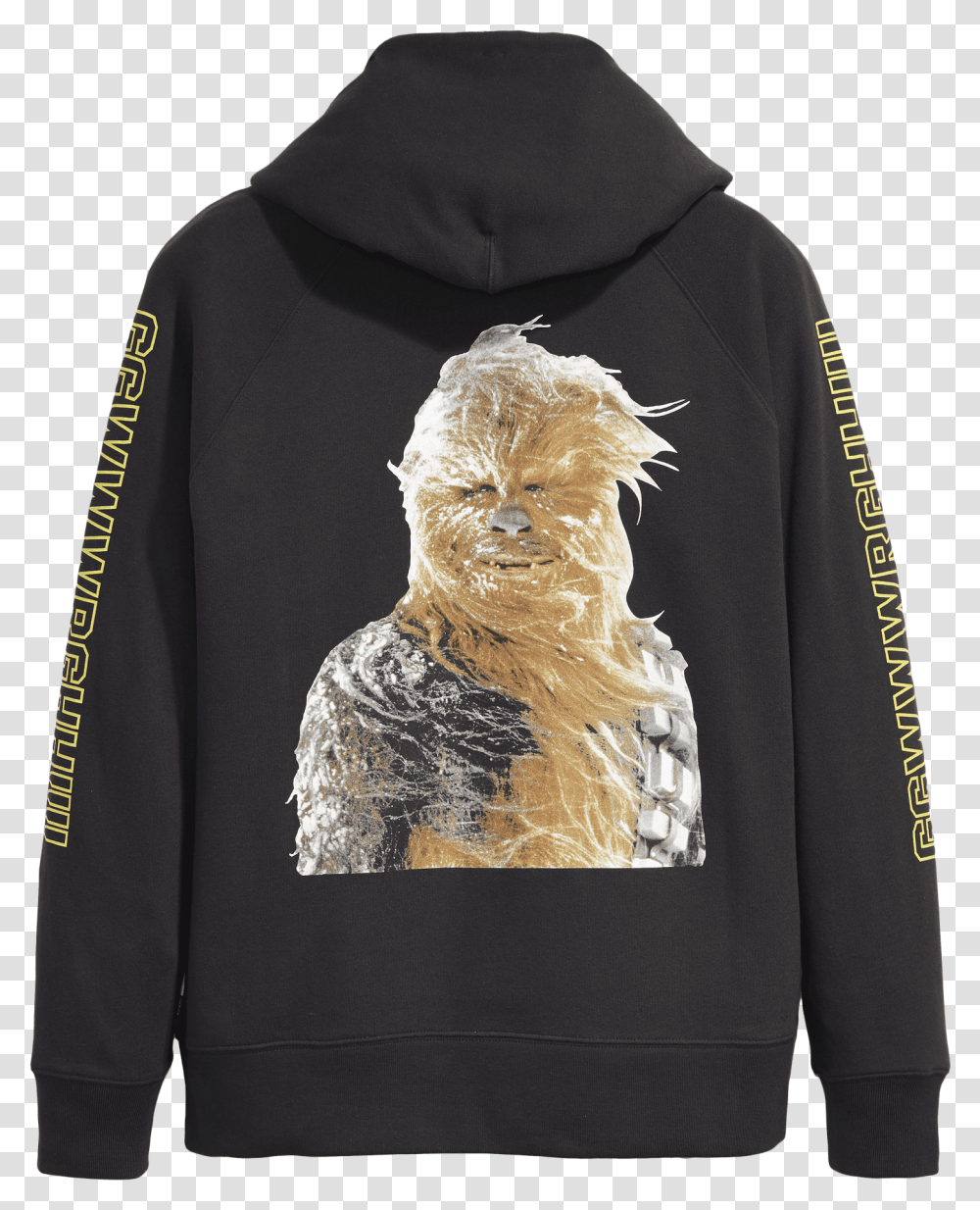X Star Wars Chewbacca Photorealistic Hoodie This Levis Star Wars Sudadera, Clothing, Apparel, Sleeve, Long Sleeve Transparent Png
