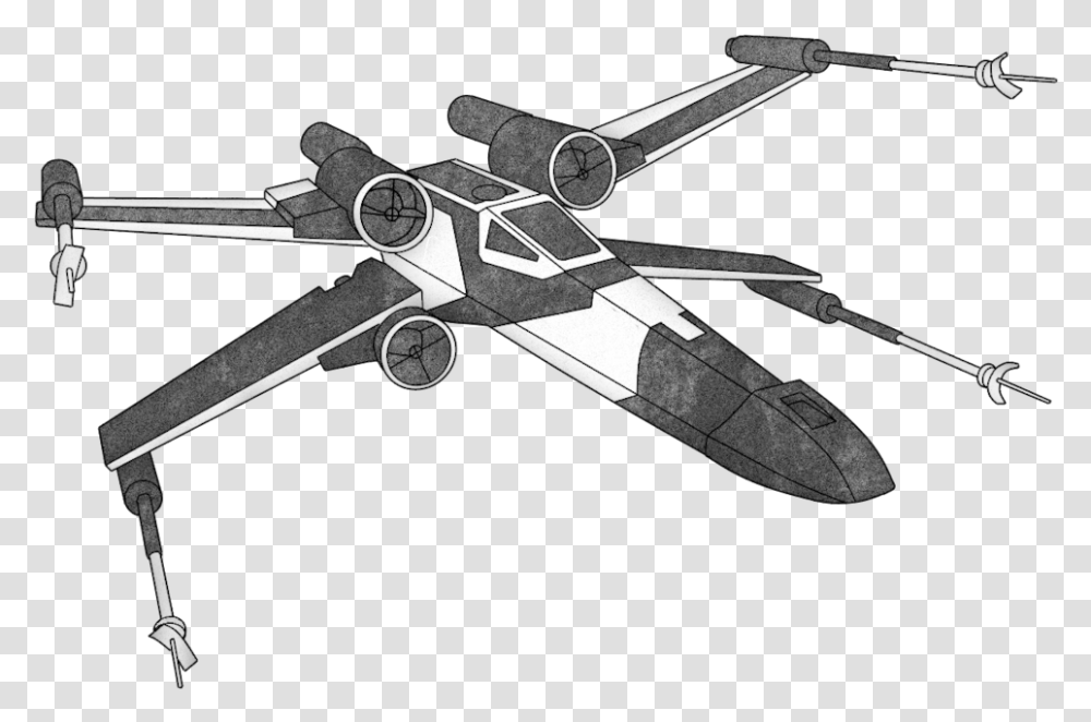 X Star Wars Saw X Wing, Airplane, Aircraft, Vehicle, Transportation Transparent Png