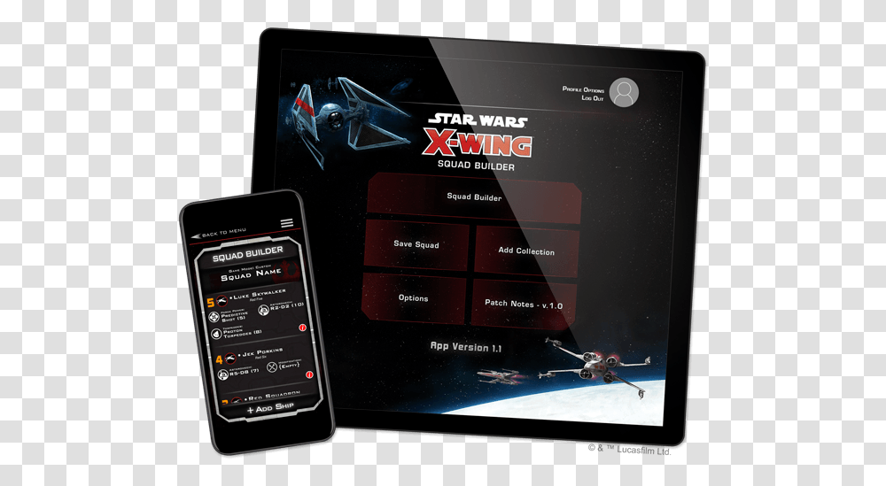 X Star Wars Wing Second Edition Quick Build Wing Vs Tie Fighter Icon, Mobile Phone, Electronics, Screen, Monitor Transparent Png