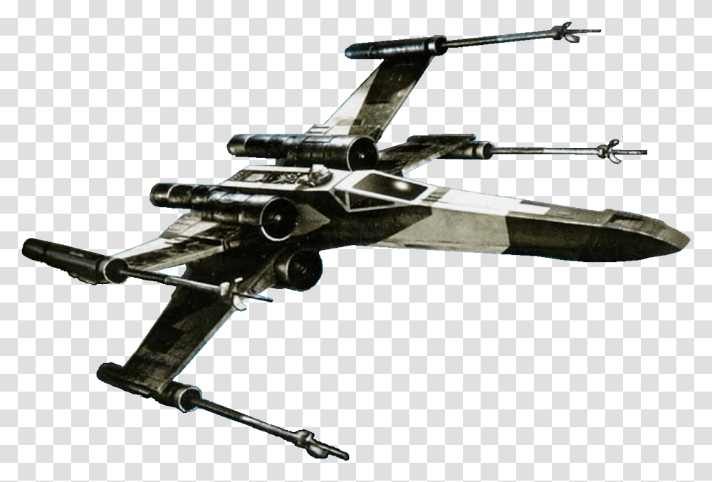 X Star Wars X Wing Background, Gun, Weapon, Weaponry, Aircraft Transparent Png