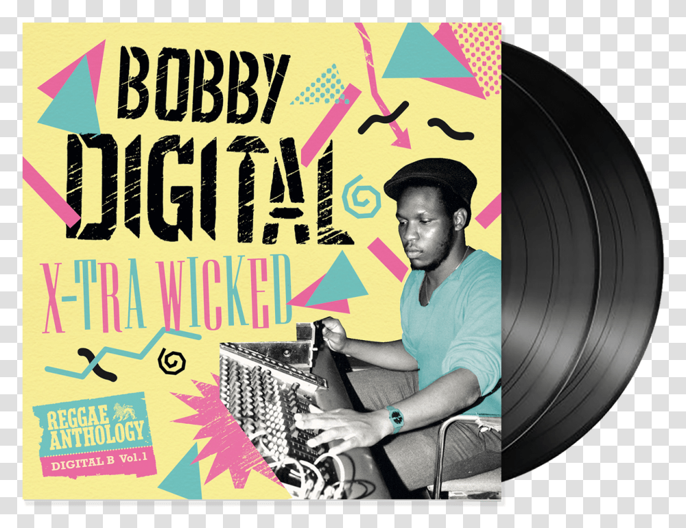 X Tra Wicked Bobby Digital Reggae Anthology, Person, Human, Advertisement, Poster Transparent Png