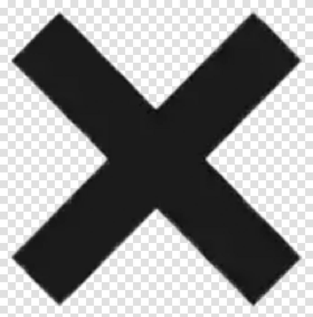 X Tumblr Aesthetic Black Sticker Clip Art Cross Mark, Logo, Trademark, Label Transparent Png