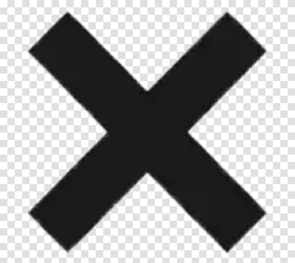X Tumblr Aesthetic Black Sticker Clip Art Cross Mark, Logo, Trademark, Label Transparent Png