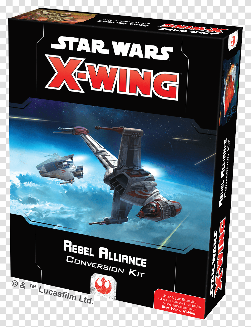 X Wing Mini Game V2 Star Wars X Wing Galactic Empire Conversion Kit, Vehicle, Transportation, Spaceship, Aircraft Transparent Png