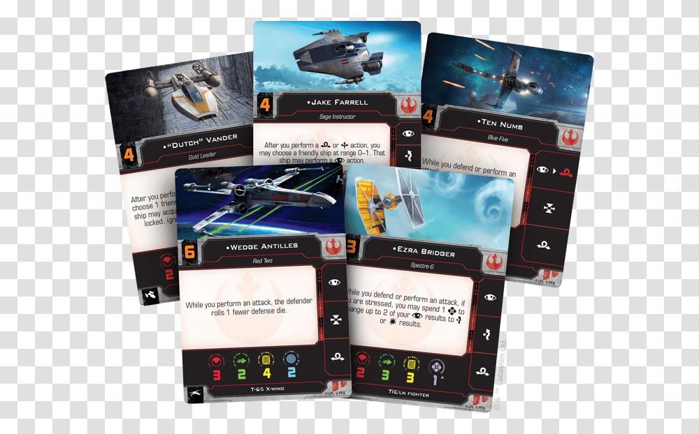 X Wing Second Edition Cards, Helicopter, Aircraft, Vehicle, Transportation Transparent Png